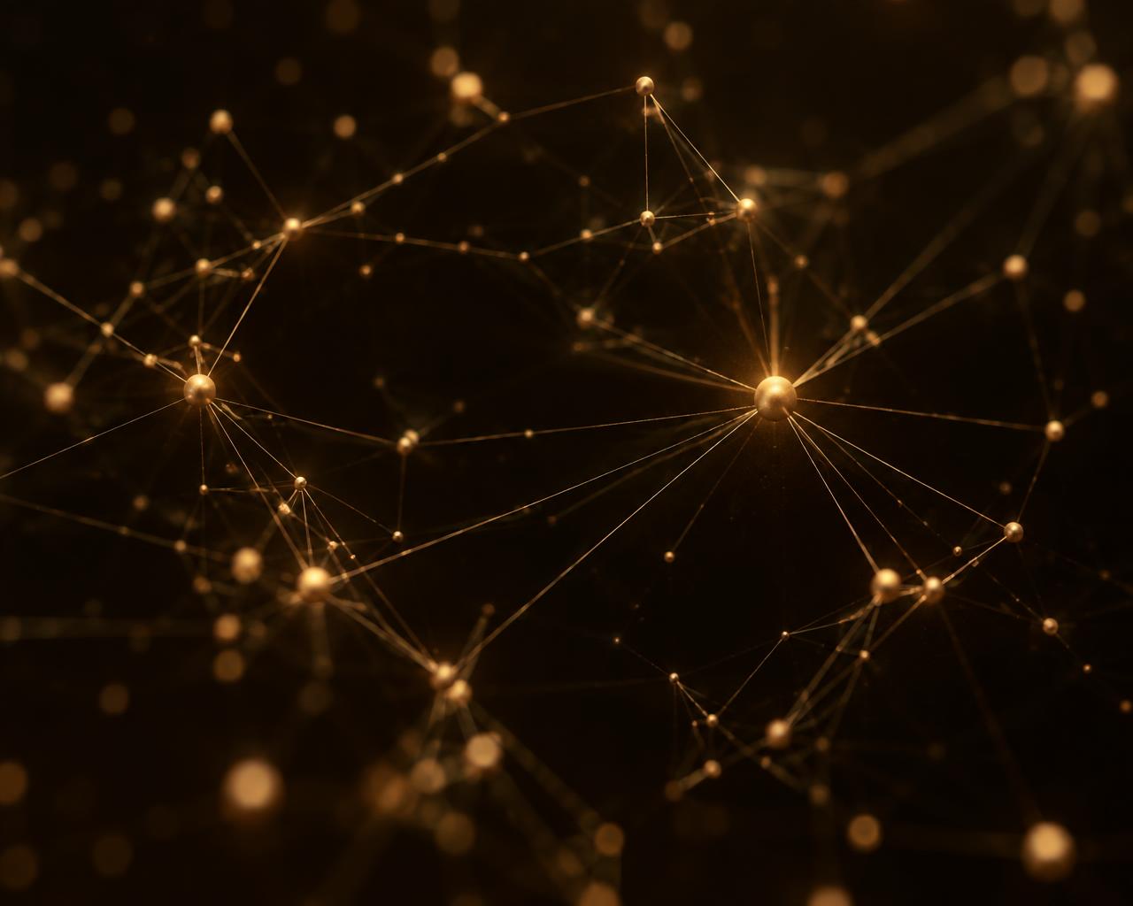 Abstract visualization of MGS real-time decisioning network
